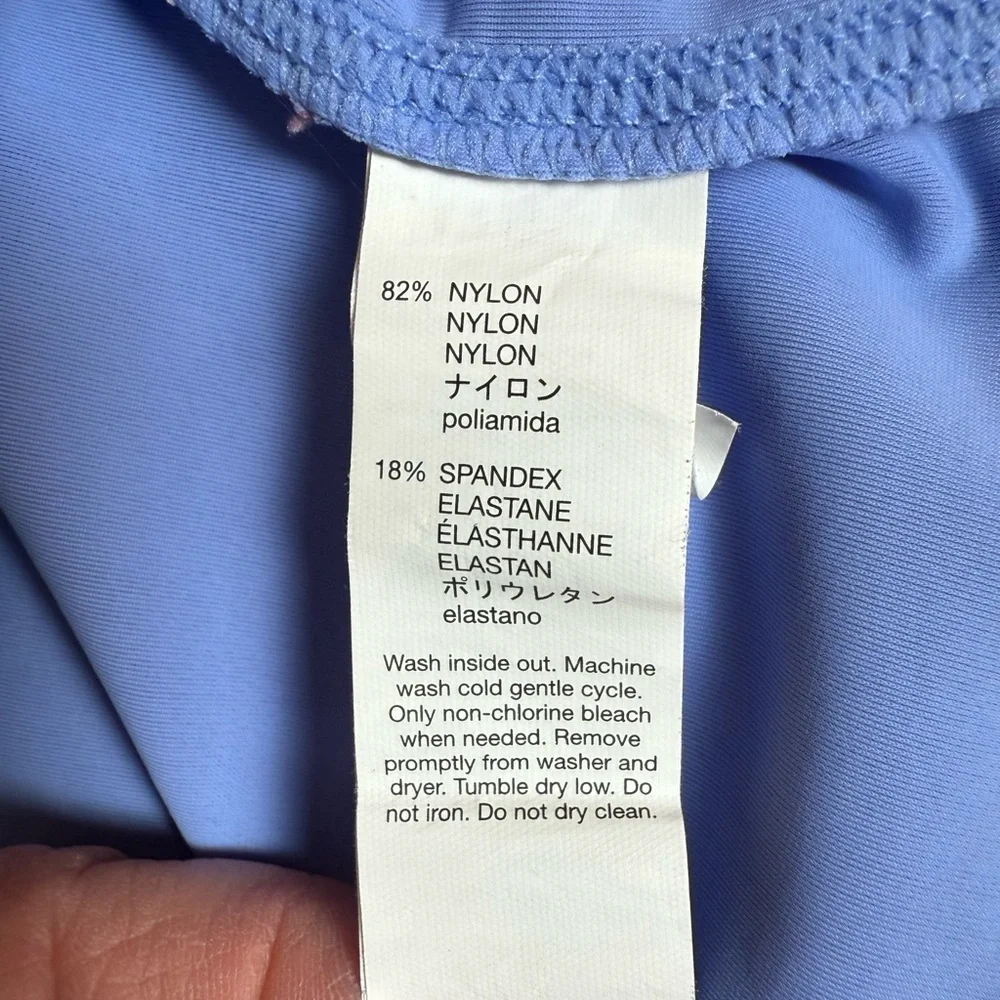 GAP Blue and Yellow Rashguard Swim Top/girls size M (8-9 yrs)